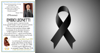 Morto Emidio Leonetti, cordoglio in tutta la Riviera